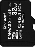 Карта памяти Kingston Canvas Select Plus microSDHC 32GB